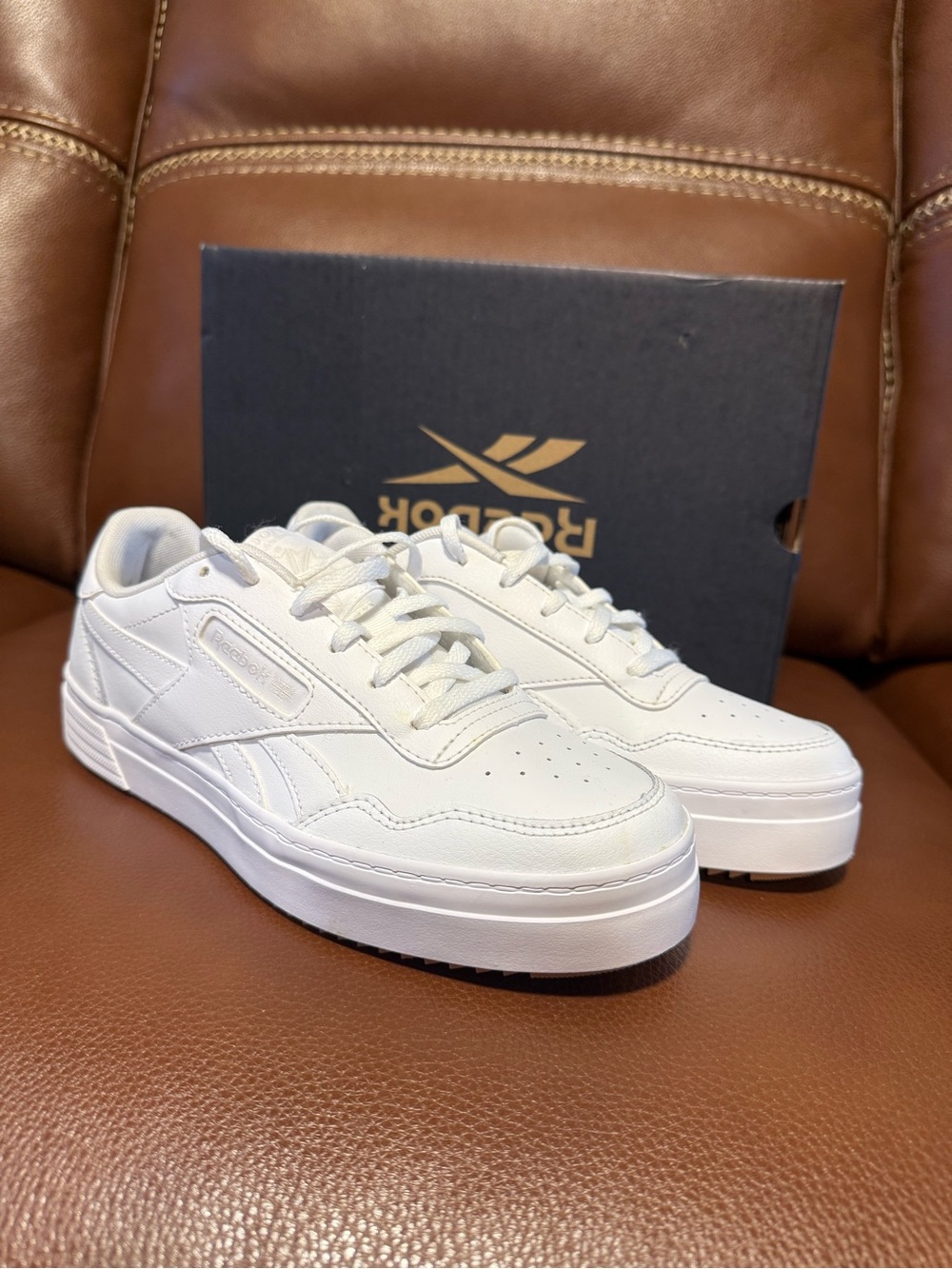Reebok Women’s Classic White Leather Sneakers